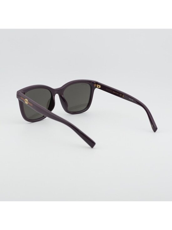 Gucci GG1984SK 004 Unisex Sunglasses Violet Square Frame, Grey Lenses main image 4